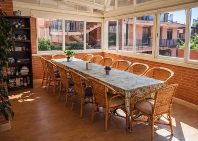 Comedor de residencia de personas mayores en Valladolid